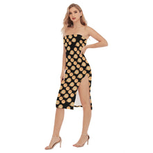 Load image into Gallery viewer, Light bulbs - All-Over Print Women's Side Split Tube Top Dress -