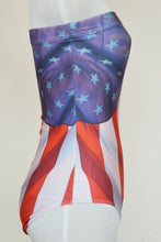 Load image into Gallery viewer, USA Flag Strapless Swimsuit