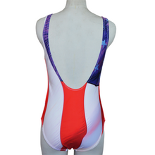 Load image into Gallery viewer, USA Flag One-Piece Swimsuit