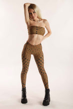 Load image into Gallery viewer, Yellow Signal Light Painting 2 Leggings