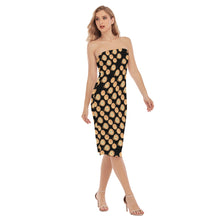 Load image into Gallery viewer, Light bulbs - All-Over Print Women's Side Split Tube Top Dress -
