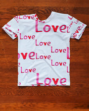 Load image into Gallery viewer, Love Open Neon Sign Light Painting Women's All Over Print Shirt

