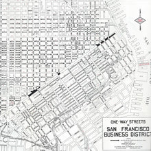 Load image into Gallery viewer, San Francisco 1971 Map Wrap Dress
