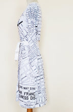 Load image into Gallery viewer, San Francisco 1971 Map Wrap Dress
