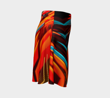 Load image into Gallery viewer, Cal Trans Building Light Painting Flare Skirt
