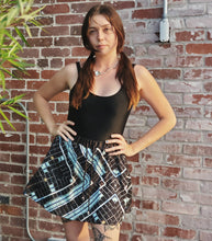 Load image into Gallery viewer, Hunter's Point Building Flared Mini Skirt
