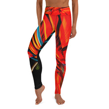 Load image into Gallery viewer, Cal Trans HQ Building Light Display Yoga Leggings
