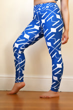 Load image into Gallery viewer, Blue Neon Ligtht Painting Padded Sports Bra

